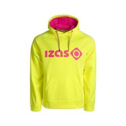 Bluza z kapturem unisex DUERO V4 z logo i kieszenią z przodu. Żółte bluzy z kapturem Izas, na zimę, l, bez wzorów, z kapturem. Za 182.57 zł.