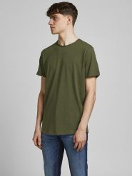 Jack & Jones Koszulka "Basher" w kolorze khaki rozmiar: L. Brązowe bezrękawniki Jack & Jones, l, bez wzorów, z bawełny, bez kołnierzyka, bez ramiączek. Za 52.95 zł.