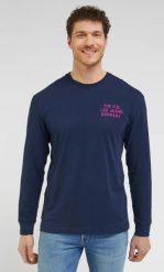 LEE RELAXED LONGSLEEVE TEE MĘSKA KOSZULKA Z DŁUGIM RĘKAWEM EMPEROR 112341754 LL94015537. Bluzki z długim rękawem Lee, m, bez wzorów, bez kołnierzyka, bez ramiączek. Za 129.99 zł.