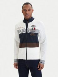 Aeronautica Militare Bluza 261FE2095UF00674 Biały Regular Fit. Białe bluzy Aeronautica Militare, m, bez wzorów, z bawełny, bez kaptura. Za 799.99 zł.