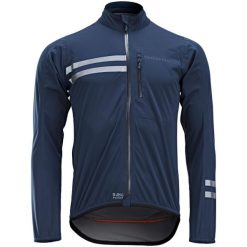 Kurtka przeciwdeszczowa na rower szosowy Van Rysel EDR. Brązowe kurtki VAN RYSEL, s, bez wzorów, z materiału, bez kaptura. Za 249.99 zł.