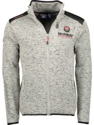 Geographical Norway Kurtka polarowa "Tavid" w kolorze szarym rozmiar: S. Szare kurtki Geographical Norway, s, bez wzorów, z polaru, bez kaptura. Za 140.53 zł.