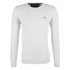 S.Oliver Sweter Męski Xxxl Jasnoszary. Swetry nierozpinane marki bonprix. Za 119.00 zł.