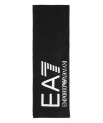 Szalik EA7 Mountain Visibility. Czarne szaliki EA7, bez wzorów, z materiału. Za 179.99 zł.