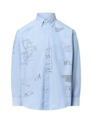Polo Ralph Lauren Koszula męska Mężczyźni Modern Fit Bawełna niebieski nadruk, L. Niebieskie koszule Polo Ralph Lauren, l, z aplikacjami, z bawełny, bez kołnierzyka, bez ramiączek. Za 1,199.95 zł.