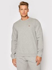 Napapijri Bluza Balis Crew NP0A4FQW Szary Regular Fit. Szare bluzy Napapijri, m, bez wzorów, z bawełny, bez kaptura. Za 239.99 zł.