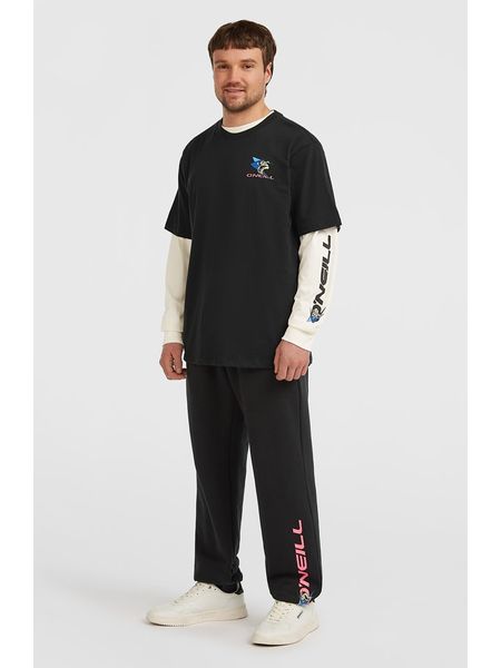 O'Neill Spodnie dresowe w kolorze czarnym rozmiar: L. Czarne spodnie treningowe długie O'Neill, l, bez wzorów, z dresówki. Za 184.46 zł.