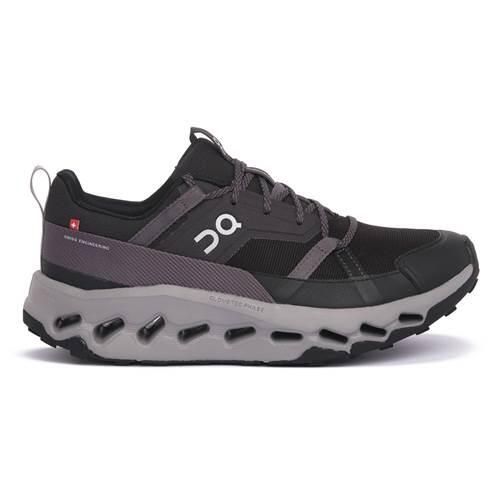 Buty do biegania męskie On 3ME10030702. Czarne buty turystyczne On, bez wzorów, z materiału, bez zapięcia, do biegania. Za 992.00 zł.