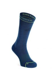 Skarpety merino Ortovox Alpine Pro Comp Mid Socks. Niebieskie skarpety ORTOVOX, bez wzorów, z materiału. Za 126.49 zł.