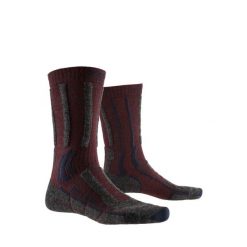 Skarpety trekkingowe X-SOCKS TREK X MERINO LT 4.0. Czerwone skarpety X-Socks, bez wzorów. W wyprzedaży za 152.00 zł.