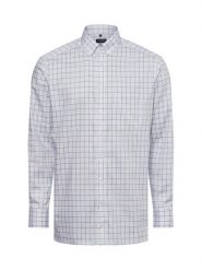 OLYMP Luxor modern Fit Koszula Mężczyźni Modern Fit Bawełna wielokolorowy|beżowy|szary|niebieski, 44. Brązowe koszule OLYMP Luxor modern Fit, m, bez wzorów, z bawełny, bez kołnierzyka, bez ramiączek. Za 329.95 zł.