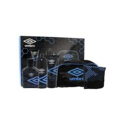 Umbro Ice Zestaw dla mężczyzn EDT 75 ml + Żel pod prysznic 150 ml + Deodorant 150 ml + Gąbka do twarzy + Kosmetyczka. Zestawy kosmetyków marki Umbro. Za 44.04 zł.