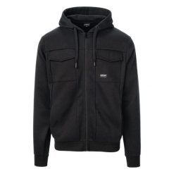 Bluza Rozpinana Męska Barin. Czarne bluzy z kapturem Hi-tec, l, bez wzorów, z bawełny, z kapturem. Za 211.99 zł.