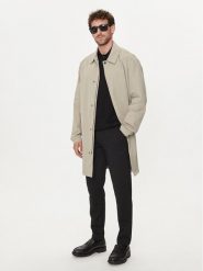 Calvin Klein Trencz Modern Car K10K113007 Beżowy Regular Fit. Brązowe płaszcze CALVIN KLEIN, m, bez wzorów, z syntetyku, bez kaptura. Za 1,299.00 zł.