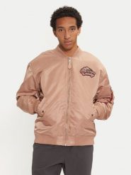 Alpha Industries Kurtka bomber 148140 Beżowy Regular Fit. Brązowe kurtki Alpha Industries, m, bez wzorów, z syntetyku, bez kaptura. Za 689.99 zł.