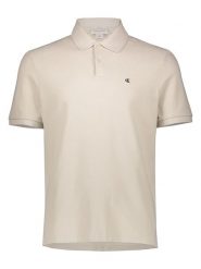 Calvin Klein Koszulka polo w kolorze beżowym rozmiar: XL. Brązowe koszulki polo CALVIN KLEIN, xl, bez wzorów, z bawełny, bez kołnierzyka, bez ramiączek. Za 173.99 zł.