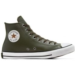 Buty sportowe męskie Converse Chuck Taylor All Star. Zielone trampki sportowe Converse, bez wzorów, ze skóry ekologicznej, bez zapięcia. Za 490.00 zł.