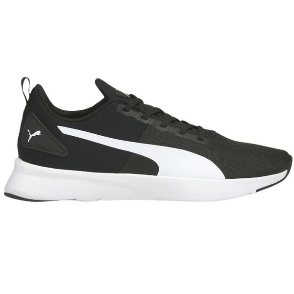 Buty do biegania męskie PUMA Flyer Runner Mesh. Białe buty do biegania Puma, bez wzorów, z gumy, bez zapięcia, do biegania. Za 272.00 zł.