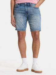 Guess Szorty jeansowe M6GDV2 D1095 Niebieski Regular Fit. Niebieskie szorty Guess, m, z aplikacjami, z bawełny. Za 429.99 zł.