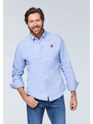 Polo Sylt Koszula - Regular fit - w kolorze błękitnym rozmiar: S. Niebieskie koszule Polo Sylt, s, bez wzorów, z bawełny, bez kołnierzyka, bez ramiączek. Za 82.99 zł.