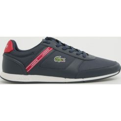 Lacoste - Buty. Niebieskie buty sportowe casual marki LACOSTE, z materiału. Za 399.90 zł.