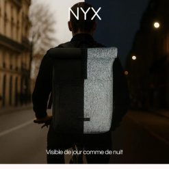 Plecak i torba rowerowa o pojemności 28 l, zapewniająca widoczność. Czarne torby na laptopa BADAWIN. Za 438.00 zł.