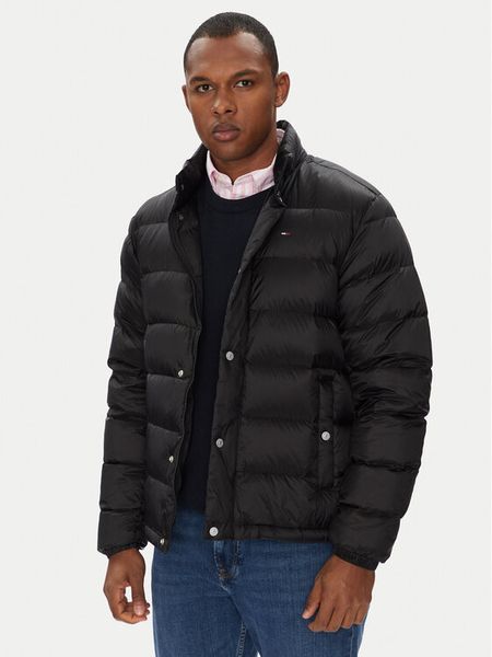 Tommy Jeans Kurtka puchowa DM0DM21937 Czarny Regular Fit. Czarne kurtki Tommy Jeans, m, bez wzorów, z jeansu, bez kaptura. Za 849.99 zł.
