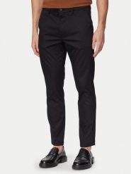 BOSS Spodnie materiałowe P-Kaiton1 50553841 Czarny Slim Fit. Czarne spodnie materiałowe Boss, m, bez wzorów, z bawełny. Za 699.99 zł.