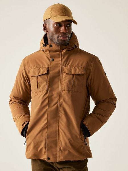 Regatta Kurtka przejściowa "Eamont" w kolorze karmelowym rozmiar: S. Brązowe kurtki Regatta, s, bez wzorów, bez kaptura. Za 391.99 zł.