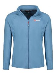 Geographical Norway Kurtka polarowa "Tug" w kolorze morskim rozmiar: M. Niebieskie kurtki Geographical Norway, m, bez wzorów, z polaru, bez kaptura. Za 60.99 zł.