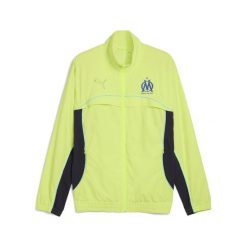 Męska kurtka FtblEssentials Cellerator Olympique Marsylia PUMA. Niebieskie kurtki Puma, m, bez wzorów, bez kaptura. Za 425.50 zł.