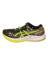 Asics Buty "Fuji Lite 5" w kolorze czarno-zielonym do biegania rozmiar: 43,5. Czarne buty do biegania ASICS, bez wzorów, z materiału, do biegania. Za 384.83 zł.