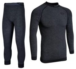 Męska bielizna termoaktywna Blizzard Mens Long Merino. Szara bielizna termoaktywna BLIZZARD, m, bez wzorów, z dzianiny, bez ramiączek, narciarskie. Za 369.99 zł.