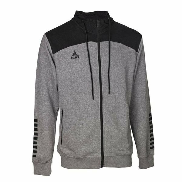 Bluza Select Oxford Zip Hoodie. Czarne bluzy z kapturem Select, xl, bez wzorów, z bawełny, z kapturem. Za 323.50 zł.