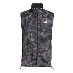Kurtka bez rękawów adidas Own the Run Spray Dye. Czarne kurtki Adidas, m, bez wzorów, z materiału, bez kaptura. Za 292.40 zł.