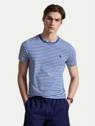 Polo Ralph Lauren T-Shirt 710956828505 Niebieski Regular Fit. Niebieskie koszulki polo Polo Ralph Lauren, m, bez wzorów, z bawełny, bez kołnierzyka, bez ramiączek. Za 419.99 zł.