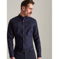 Koszula regular fit ze stójką - Granatowy. Koszule marki Reserved. Za 99.99 zł.