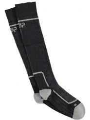 CMP Skarpety trekkingowe w kolorze szaro-czarnym rozmiar: 36/38. Czarne skarpety CMP, bez wzorów, z wełny. Za 70.08 zł.