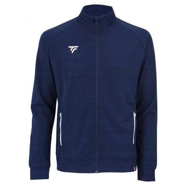 Bluza tenisowa rozpinana męska Tecnifibre Team Jacket. Niebieskie bluzy TECNIFIBRE, m, bez wzorów, bez kaptura. W wyprzedaży za 229.00 zł.