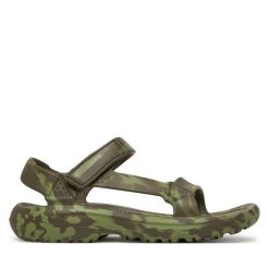 Sandały Teva. Zielone sandały Teva, bez zapięcia. Za 159.99 zł.