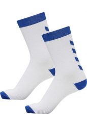 Skarpetki Hummel Element indoor (x2). Białe skarpetki sportowe Hummel, bez wzorów, z bawełny. Za 97.50 zł.