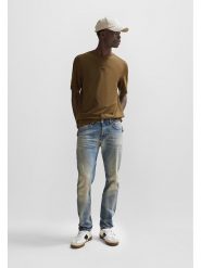 Hugo Boss Fashion Koszulka w kolorze khaki rozmiar: M. Brązowe bezrękawniki Hugo Boss Fashion, m, bez wzorów, z bawełny, bez kołnierzyka, bez ramiączek. Za 79.03 zł.