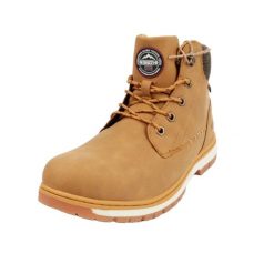 Męskie Skórzane Buty Za Kostkę BallGN. Brązowe buty turystyczne Geographical Norway, bez wzorów, z gumy, za kostkę, bez zapięcia, trekkingowe. Za 342.99 zł.