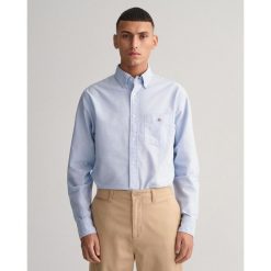 Koszula Gant Classic Oxford. Niebieskie koszule GANT, m, bez wzorów, z tkaniny, bez kołnierzyka, bez ramiączek. Za 482.25 zł.
