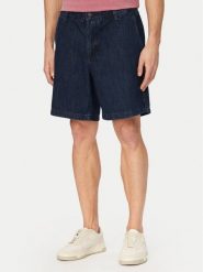 BOSS Szorty jeansowe Sandrew 50557454 Granatowy Relaxed Fit. Niebieskie szorty Boss, m, bez wzorów, z bawełny. Za 449.99 zł.