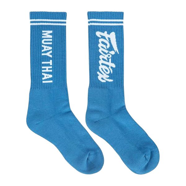 Skarpety do muay thai FAIRTEX EU. Skarpety FAIRTEX, z aplikacjami, z bawełny. Za 83.99 zł.