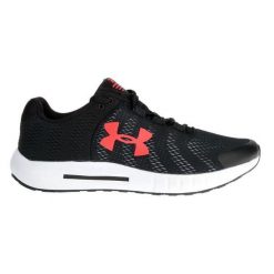 Buty do biegania męskie Under Armour Micro G Pursuit BP 003. Brązowe buty do biegania Under Armour, bez wzorów, bez zapięcia, do biegania. Za 259.00 zł.
