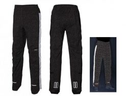 Wodoodporne spodnie kolarskie z materiałem odblaskowym Basil Skane Hivis Bluesig. Czarne spodenki rowerowe BASIL, m, bez wzorów, z materiału, rowerowe. Za 580.00 zł.