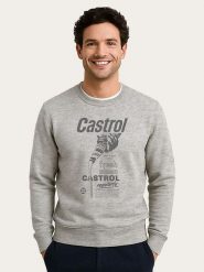 WOOOP Bluza "Castrol Fresh Clean" w kolorze szarym rozmiar: XXL. Szare bluzy Wooop, xxl, bez wzorów, bez kaptura. Za 100.04 zł.