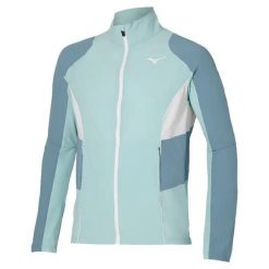 Kurtka z dresu Mizuno Shadow. Niebieskie kurtki Mizuno, l, bez wzorów, z dresówki, bez kaptura. Za 386.45 zł.